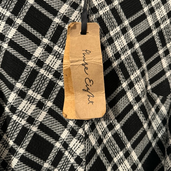 NWT Phase Eight  Elise Check Asymmetric Dress Size 8 - Picture 5 of 6